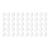 50pcs Plastic Fake Pigeon Egg Solid Fake Egg Simulation Hatching Breeding Supplies for Birds - Rear View