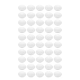 50pcs Plastic Fake Pigeon Egg Solid Fake Egg Simulation Hatching Breeding Supplies for Birds