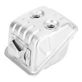 Exhaust Silencer Iron Muffler Assembly Chainsaw Accessories Fit for HUSQVARNA 445 - Front View