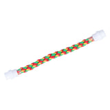 Bird Parrots Stand Colorful U Shape Cotton Rope Standing Climbing Bar Chewing Toy
