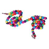 Bird Standing Rope Flexible Colorful Swing Cage Hanging Chewing Climbing Toys Supplies
