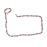 Bird Standing Rope Flexible Colorful Swing Cage Hanging Chewing Climbing Toys Supplies