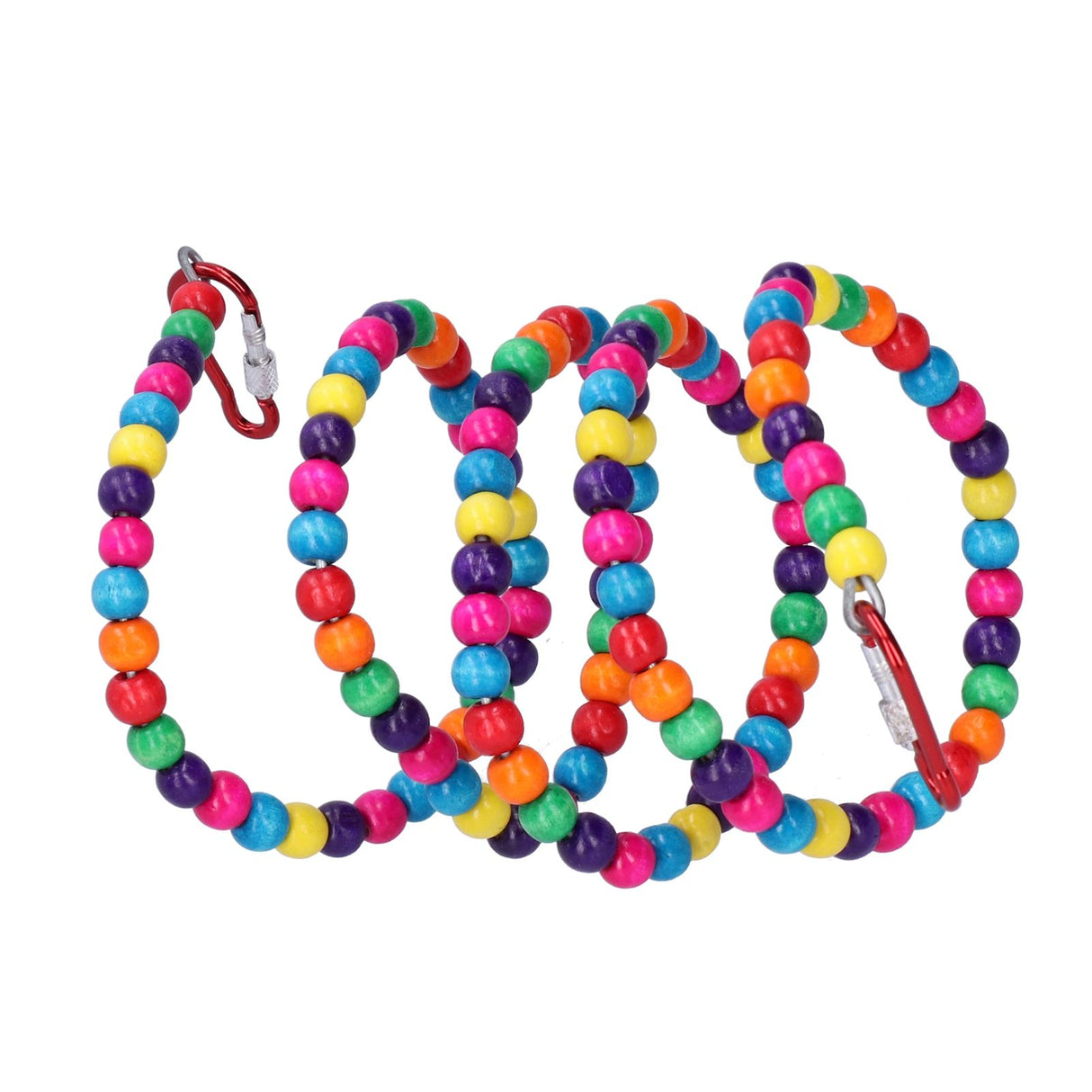 Bird Standing Rope Flexible Colorful Swing Cage Hanging Chewing Climbing Toys Supplies