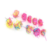 Sand Paper String Colorful Bird Toy Hanging Pet Cage Decor Biting Chewing Toy Bird Supplies - Front View