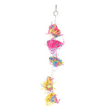 Sand Paper String Colorful Bird Toy Hanging Pet Cage Decor Biting Chewing Toy Bird Supplies - Extra Image
