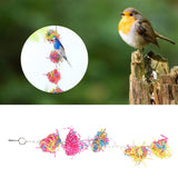 Sand Paper String Colorful Bird Toy Hanging Pet Cage Decor Biting Chewing Toy Bird Supplies - Extra Image
