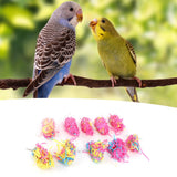 Sand Paper String Colorful Bird Toy Hanging Pet Cage Decor Biting Chewing Toy Bird Supplies - Extra Image
