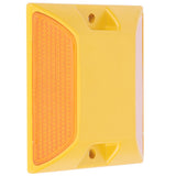 6PCS Double Yellow Plastic Road Reflectors Street Pavement Driveway Stud Markers - Extra Image