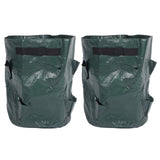 2PCS 10 Gallon Strawberry Planter Growing Bags Container with 8 Pocket for Indoor Outdoor