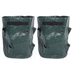 2PCS 10 Gallon Strawberry Planter Growing Bags Container with 8 Pocket for Indoor Outdoor