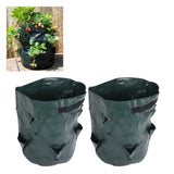 2PCS 10 Gallon Strawberry Planter Growing Bags Container with 8 Pocket for Indoor Outdoor - Extra Image