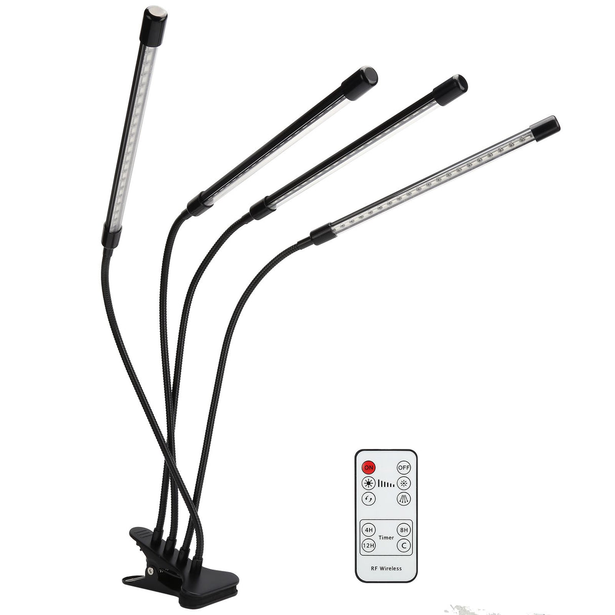 5V 40W LED Grow Light USB 4 Tube Full Spectrum Fill Light with Cip for Indoor Plants