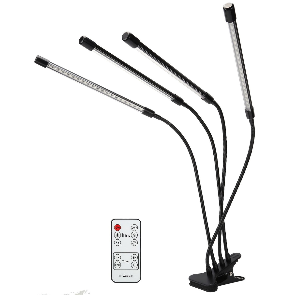 5V 40W LED Grow Light USB 4 Tube Full Spectrum Fill Light with Cip for Indoor Plants