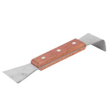 Beekeeper Scraper Tool Frame Lifter Stainless Steel Uncapping Knife with Wood Handle - Top-Down View