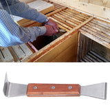 Beekeeper Scraper Tool Frame Lifter Stainless Steel Uncapping Knife with Wood Handle - Extra Image