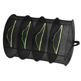 4-Layer Herb Drying Rack with Zippers Foldable Hanging Medicine Dry Mesh Net Black 60cm