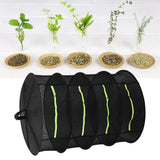 4-Layer Herb Drying Rack with Zippers Foldable Hanging Medicine Dry Mesh Net Black 60cm - Extra Image