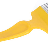 21 Tines Honey Cutter Non Slip Stainless Steel Beekeeping Honey Uncapping Fork Yellow - Extra Image