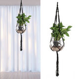 Cotton Twisted Rope Plant Hanger Hanging Planter Decorative Flower Pot Holder Home Decor