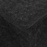 3Pcs Plant Growing Bag with Handles Black Square Felt Garden Vegetable Grow Container23.5x23.5x25cm