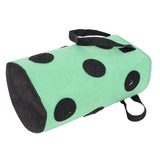 12 Holes Strawberry Planter Bag with Handles Portable Felt Plant Growing Bag for GardenGreen 20x35cm