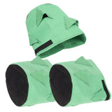 3Pcs 6-Holes Strawberry Planting Bag Felt Garden Plant Grow Bags 26L/7Gallon Green - Low Angle