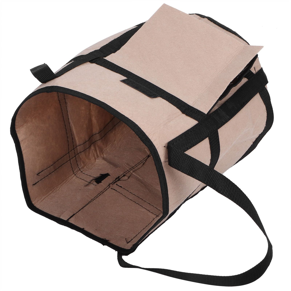 Potato Grow Bags Felt Fabric Plant Planting Bag Fruit Vegetable Planter Garden ToolBrown with Shade 30x35cm 26L/7Gallon