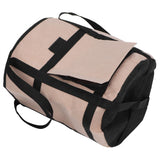 Potato Grow Bags Felt Fabric Plant Planting Bag Fruit Vegetable Planter Garden ToolBrown with Shade 30x35cm 26L/7Gallon