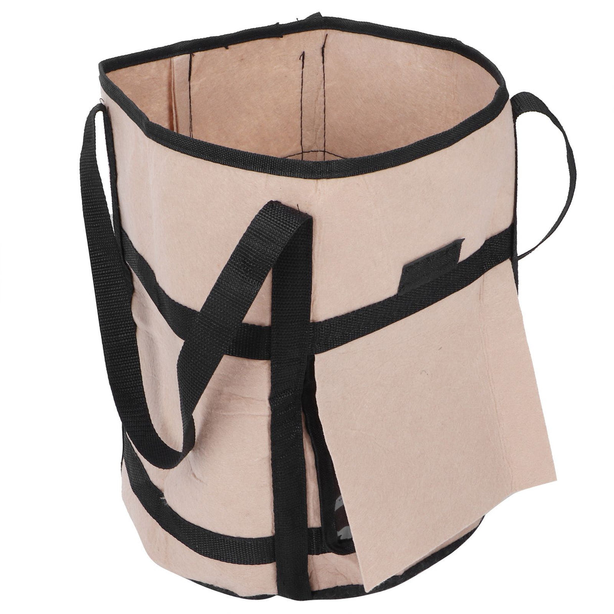 Potato Grow Bags Felt Fabric Plant Planting Bag Fruit Vegetable Planter Garden ToolBrown with Shade 30x35cm 26L/7Gallon
