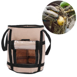 Potato Grow Bags Felt Fabric Plant Planting Bag Fruit Vegetable Planter Garden ToolBrown with Shade 30x35cm 26L/7Gallon - Extra Image