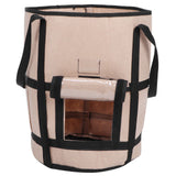 Potato Grow Bags Felt Fabric Plant Planting Bag Fruit Vegetable Planter Garden ToolBrown with Shade 35x45cm 43L/10Gallon