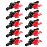10PCS 1/2 Hose Irrigation Fittings Barbed in Line Valve Garden Irrigation Connector