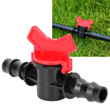10PCS 1/2 Hose Irrigation Fittings Barbed in Line Valve Garden Irrigation Connector