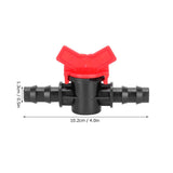 10PCS 1/2 Hose Irrigation Fittings Barbed in Line Valve Garden Irrigation Connector