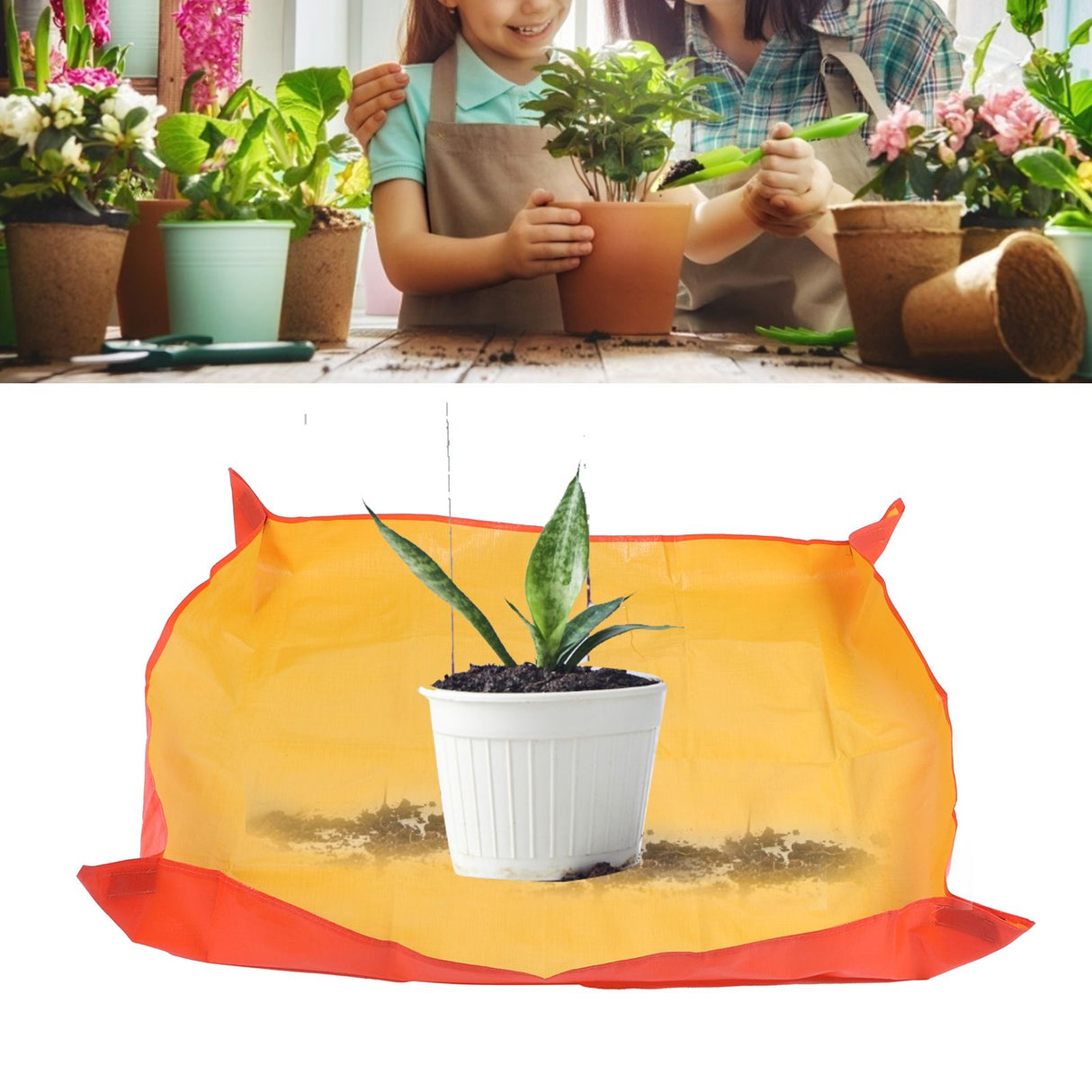 100cmx100cm Plant Change Pad Transplanting Pot Mat Planting Operation Mat Gardening Pad