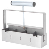 4 Grids Manual Soil Blocker Soil Blocking Tool for Seedlings Greenhouse Plant Growing Tool - Front View
