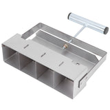 4 Grids Manual Soil Blocker Soil Blocking Tool for Seedlings Greenhouse Plant Growing Tool - Rear View