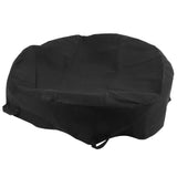 Round Planting Bag with Handle Garden Bed Vegetable Seedling Cultivation Bag for HomeBlack 120cmx30cm