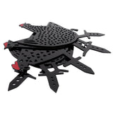 5Pcs Chicken Stakes Set Acrylic Animal Shape Statues Decoration for Garden Yard Black - Extra Image