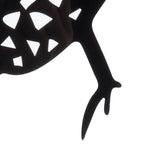 5Pcs Chicken Stakes Set Acrylic Animal Shape Statues Decoration for Garden Yard Black