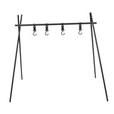 Campfire Cooking Stand Tripod BBQ Grill for Outdoor Picnic Cookware Party Supplies - Close-Up Angle
