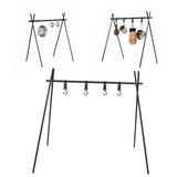 Campfire Cooking Stand Tripod BBQ Grill for Outdoor Picnic Cookware Party Supplies