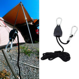 Pulley Adjustable Rope Buckle Tent Canopy Rope Stop Buckle for Outdoor Camping Supplies - Extra Image