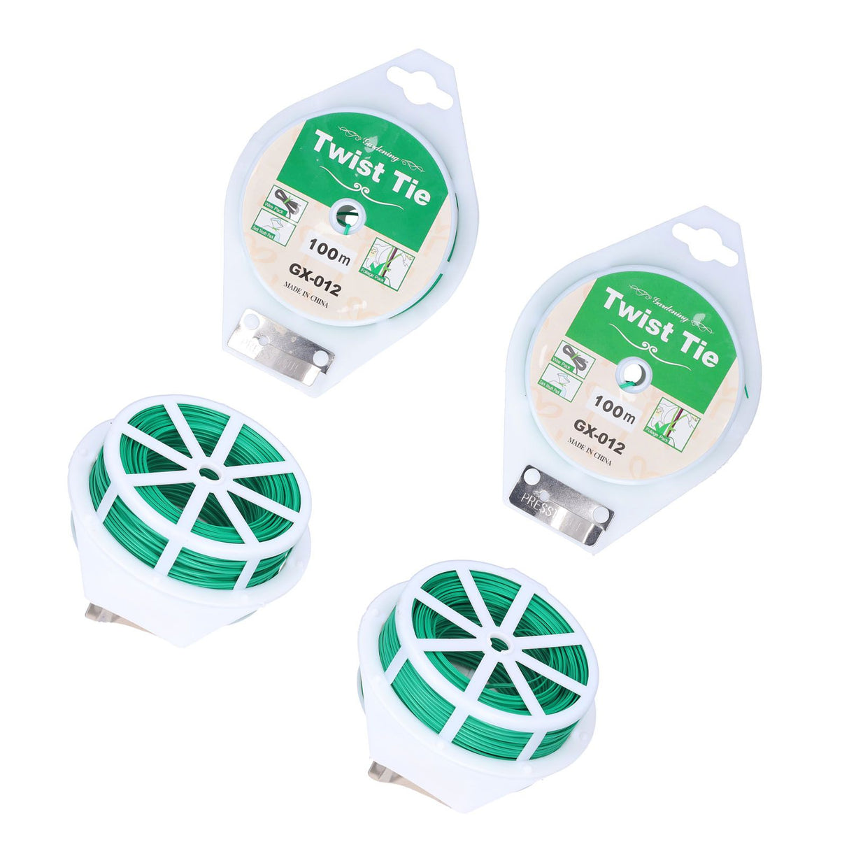 2Pcs 100m Garden Plant Tie Climbing Vine Flower Plants Fixed Cable Strap Organizer