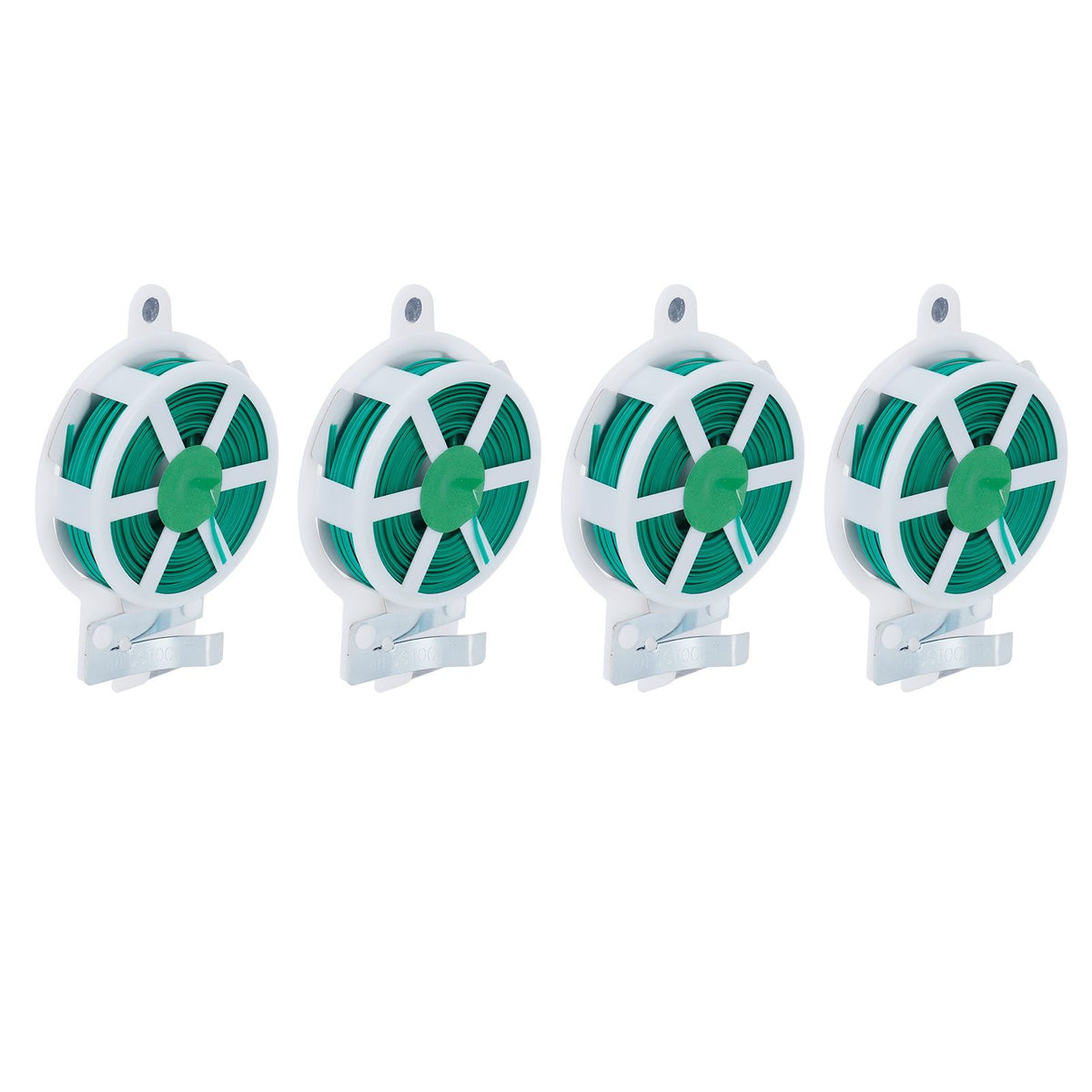 4Pcs Garden Plant Ties with Cutter Climbing Plants Flower Support Strap Ties Accessory 30m