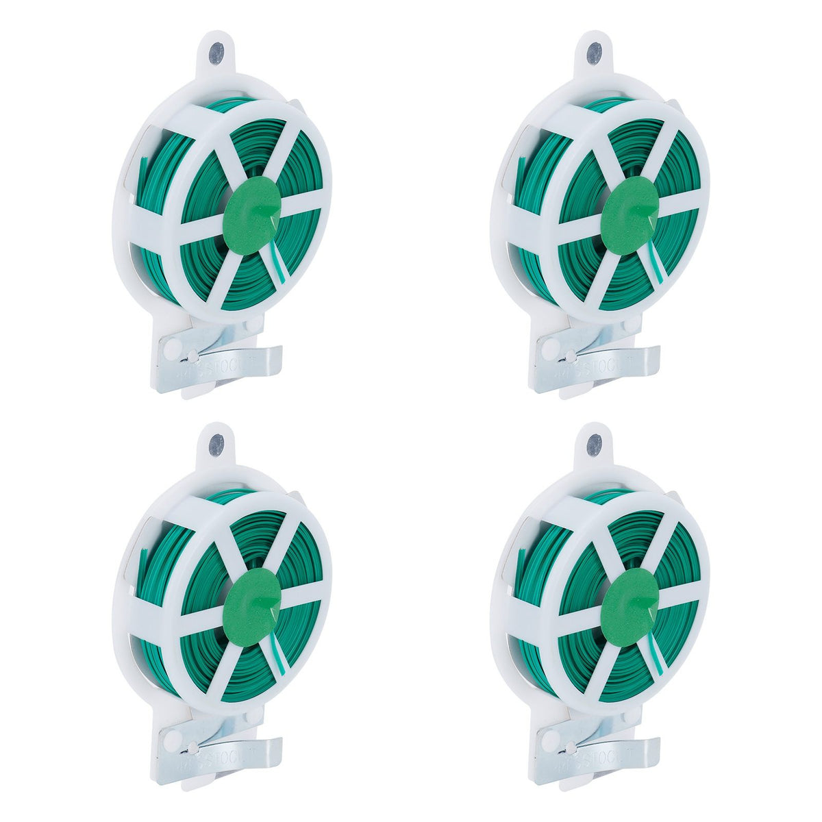 4Pcs Garden Plant Ties with Cutter Climbing Plants Flower Support Strap Ties Accessory 30m