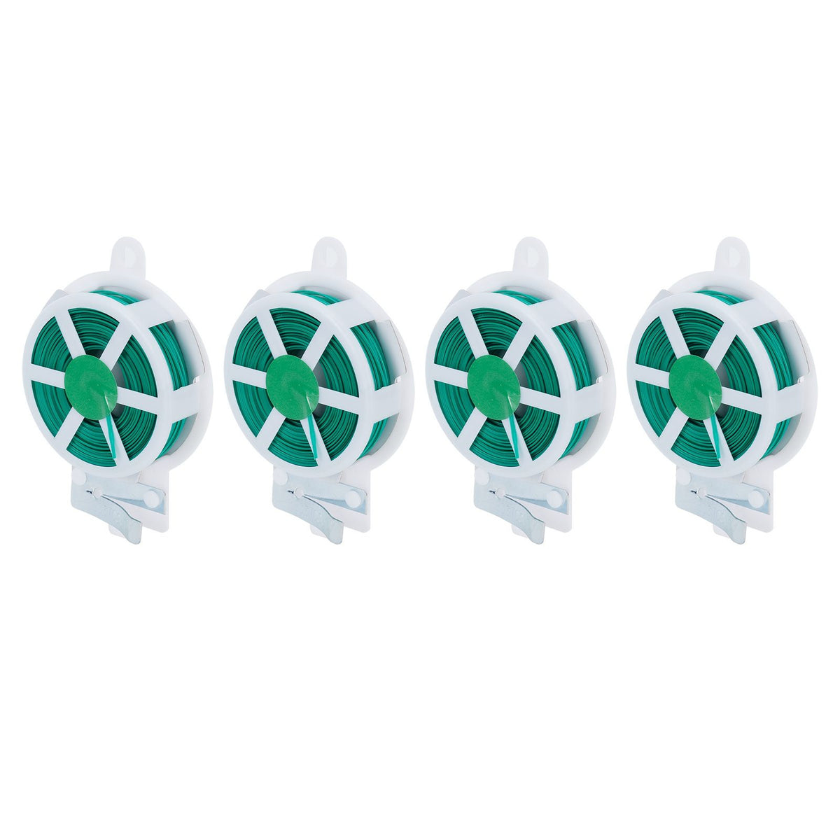 4Pcs Garden Plant Ties with Cutter Climbing Plants Flower Support Strap Ties Accessory 30m