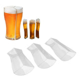 3-in-1 Cup Multifunction Acrylic Beer Liquor Divider Cup for Holiday Birthday Party