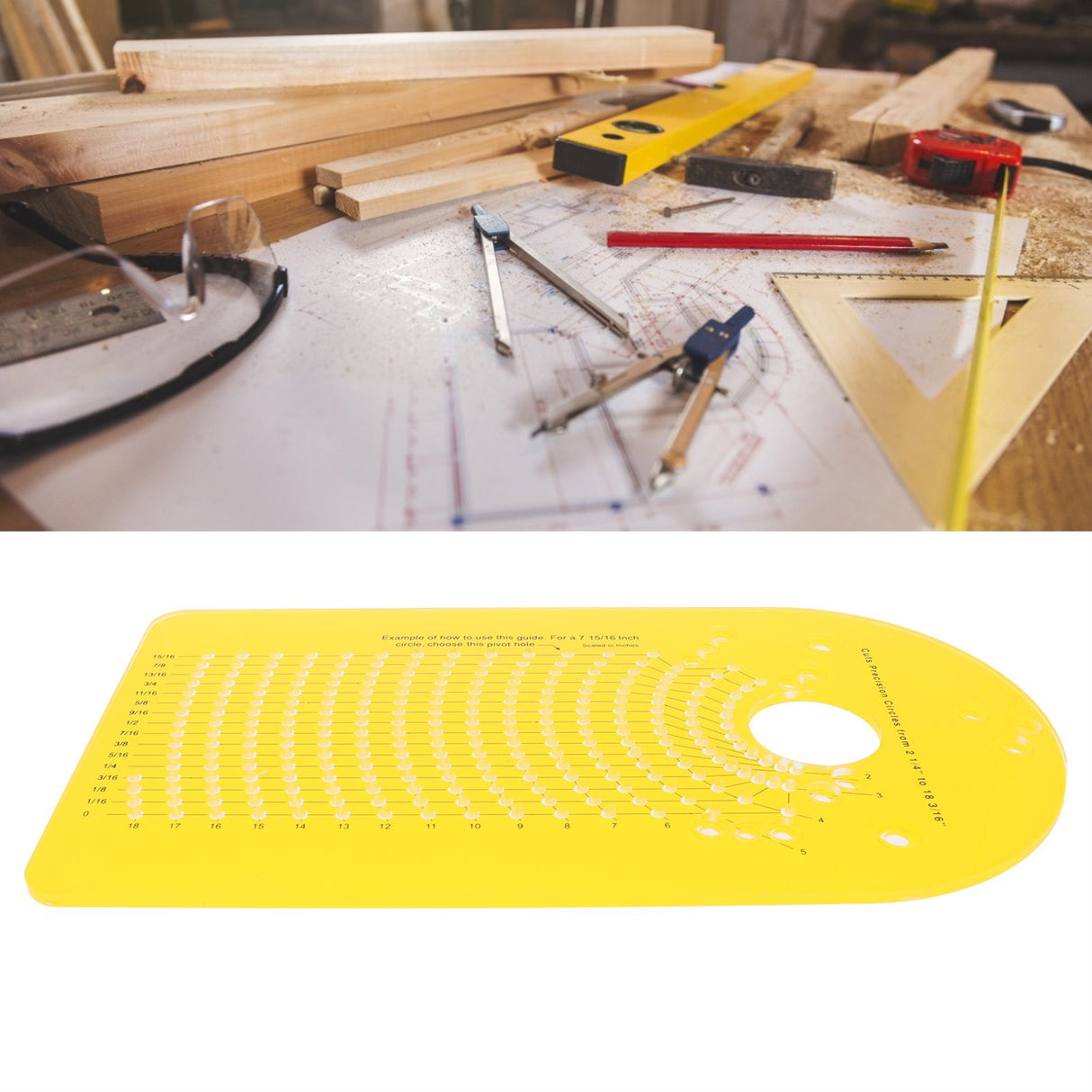 Circle Cutting Jig Trimmer Wood Milling Machine Accessory DIY Woodworking Tools