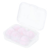 6Pcs Waterproof Earplug Reusable Noise Reduction Wax Cotton Earplugs for Swimming - 45-Degree Angle